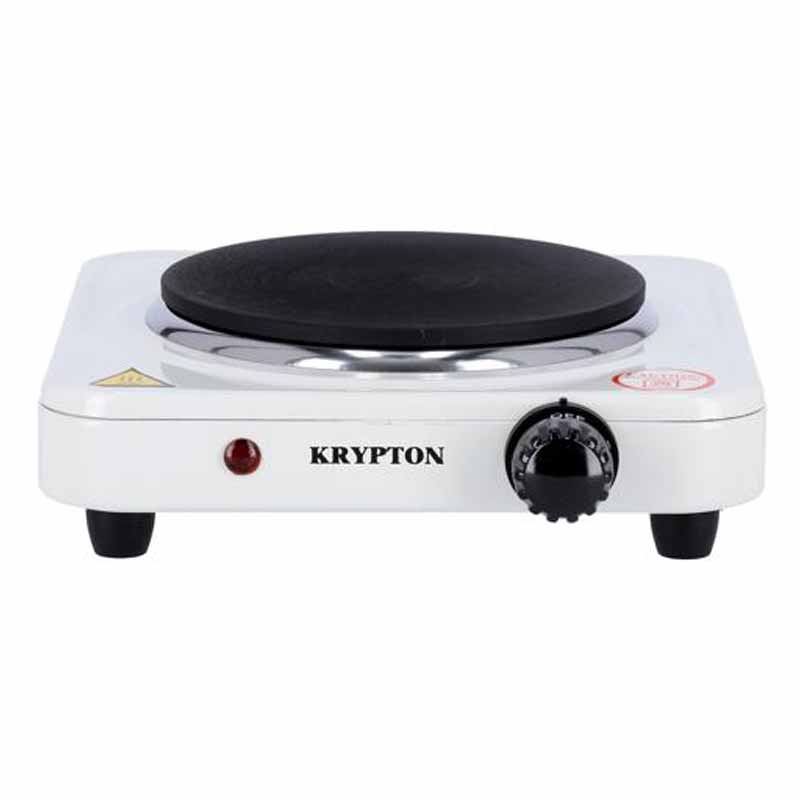 Krypton Single Burner Hot Plate 1000 W KNHP5305 - WhiteKitchen AppliancesKrypton Electric Single Hot Plate. Adjustable temperature control Overheat protection 1000 Watts Indicator light Portable Hot Plate Enhance the versatility of your cooking experience